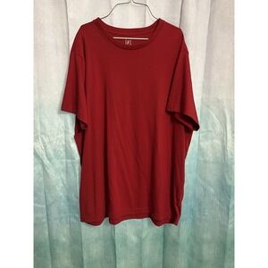 GEORGE‎ Red/maroon Short Sleeve Crew Neck Tee Shirt 2XL